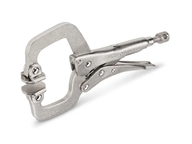 tekton-clc11006-6-inch-swivel-pad-locking-c-clamp-4130-cr-mo-steel-pull-to-relea image 1
