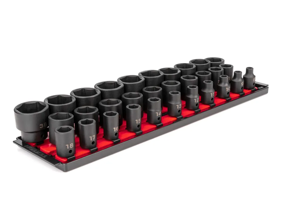 tekton-sid92104-1-2-inch-drive-impact-socket-set-31-piece-shallow-6-point-socket image 1