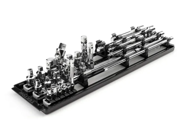 tekton-sha99201-27-piece-extension-and-accessory-set-with-rails-and-tray-1-4-3-8 image 1