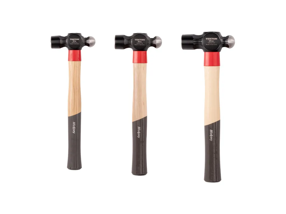 tekton-hma95001-3-piece-ball-peen-hammer-set-12-16-25-oz-with-hickory-handles image 1