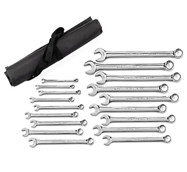 gearwrench-81920-18-pc-12-pt-long-pattern-combination-wrench-set-metric image 1