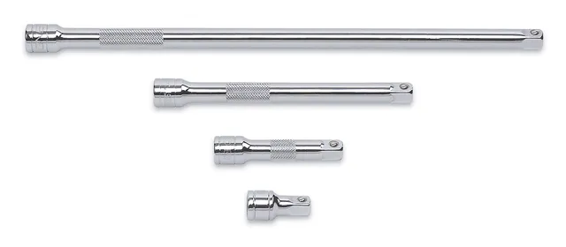 gearwrench-81200d-4-pc-3-8-drive-extension-set-1-1-2-3-6-12-polished-chrome-knur image 1