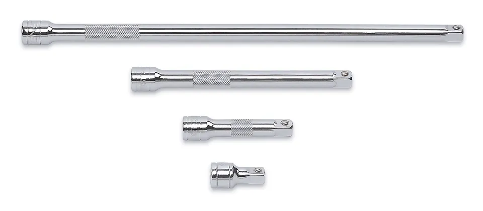 gearwrench-81200d-4-pc-3-8-drive-extension-set-1-1-2-3-6-12-polished-chrome-knur image 1