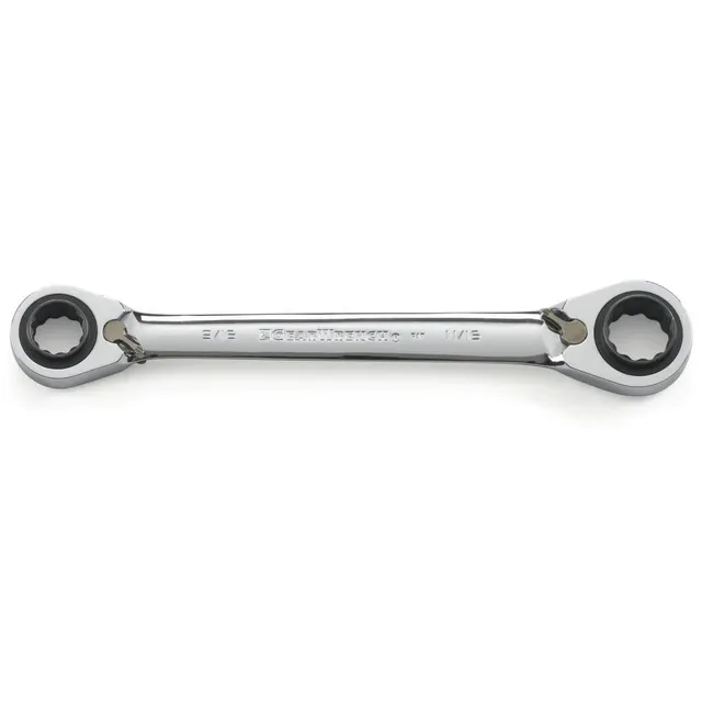 gearwrench-85202d-quadbox-12-point-reversible-ratcheting-wrench-9-16-x-5-8-11-16 image 1