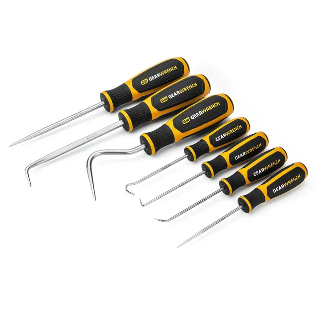 gearwrench-84000h-7-piece-hook-pick-set-with-tri-lobe-dual-material-handles image 1