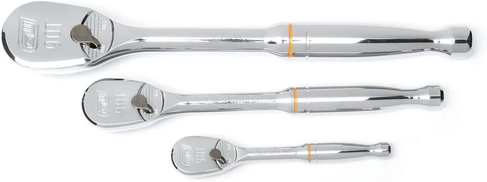 gearwrench-81206t-3-piece-1-4-3-8-1-2-drive-90-tooth-full-polish-teardrop-ratche image 1