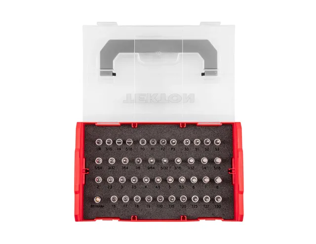tekton-shb90700-44-piece-1-4-inch-drive-bit-socket-set-hex-torx-slotted-phillips image 1