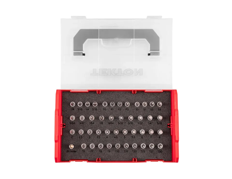 tekton-shb90700-44-piece-1-4-inch-drive-bit-socket-set-hex-torx-slotted-phillips image 1
