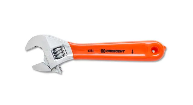 crescent-ac24cvs-4-inch-adjustable-cushion-grip-wrench image 1