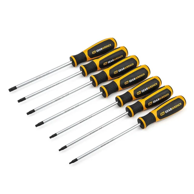 gearwrench-80071h-7-piece-torx-dual-material-screwdriver-set-t10-t40-tri-lobe-ha image 1