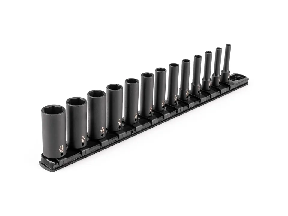 tekton-sid90101-1-4-inch-drive-impact-socket-set-13-piece-sae-shallow-6-point-wi image 1