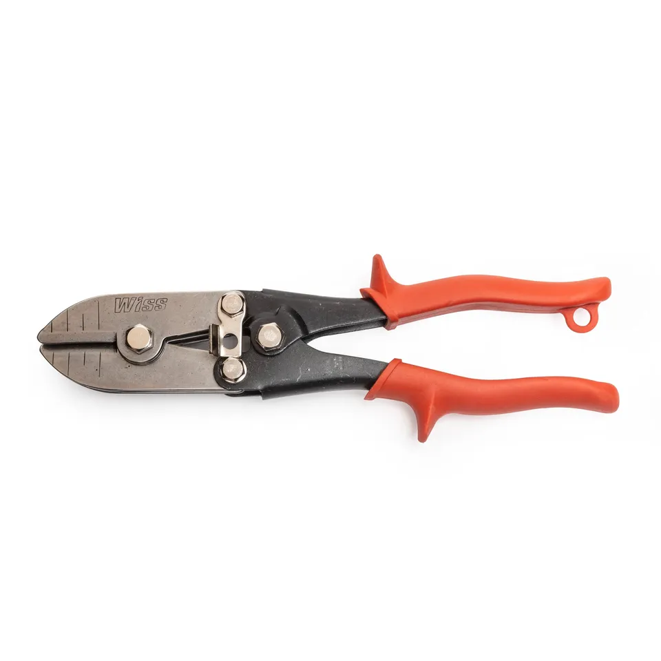 crescent-wiss-wc5sn-9-3-4-5-blade-hand-crimper-for-hvac-sheet-metal-gutter-downs image 1
