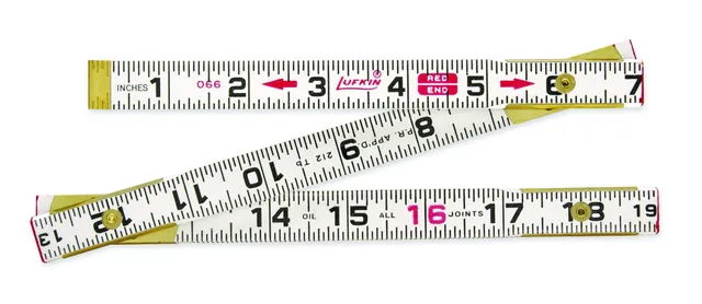 crescent-lufkin-t066n-red-end-5-8-inch-x-6-foot-wood-rule-with-16-inch-stud-cent image 1