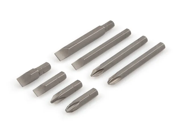 tekton-2915-phillips-slotted-impact-screwdriver-bit-set-8-piece-hardened-chrome- image 1