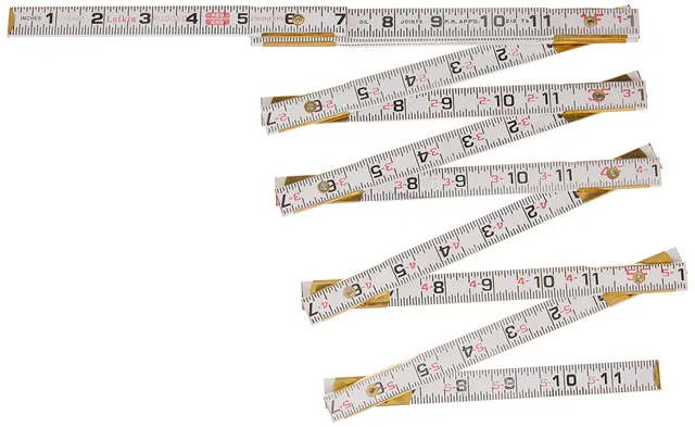crescent-lufkin-1066dn-red-end-5-8-x-6-engineer-s-scale-wood-rule image 1