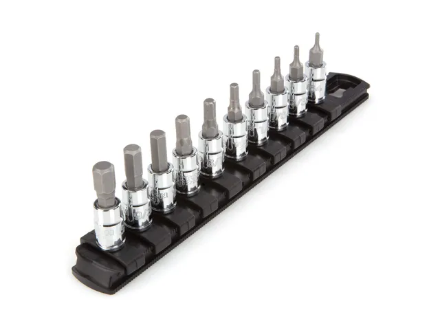 tekton-shb90101-1-4-inch-drive-hex-bit-socket-set-10-piece-5-64-5-16-in image 1