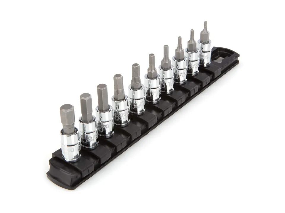 tekton-shb90101-1-4-inch-drive-hex-bit-socket-set-10-piece-5-64-5-16-in image 1