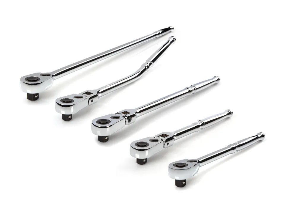 tekton-srh99115-1-2-inch-drive-quick-release-ratchet-set-5-piece-90-tooth-flex-a image 1