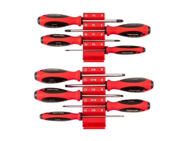 tekton-dwz90113-9-piece-phillips-and-slotted-screwdriver-set-with-4-inch-shanks- image 1