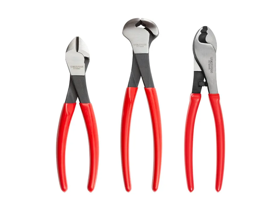 tekton-pct99120-cutting-pliers-set-3-piece-7-in-diagonal-8-in-end-cutting-8-in-c image 1