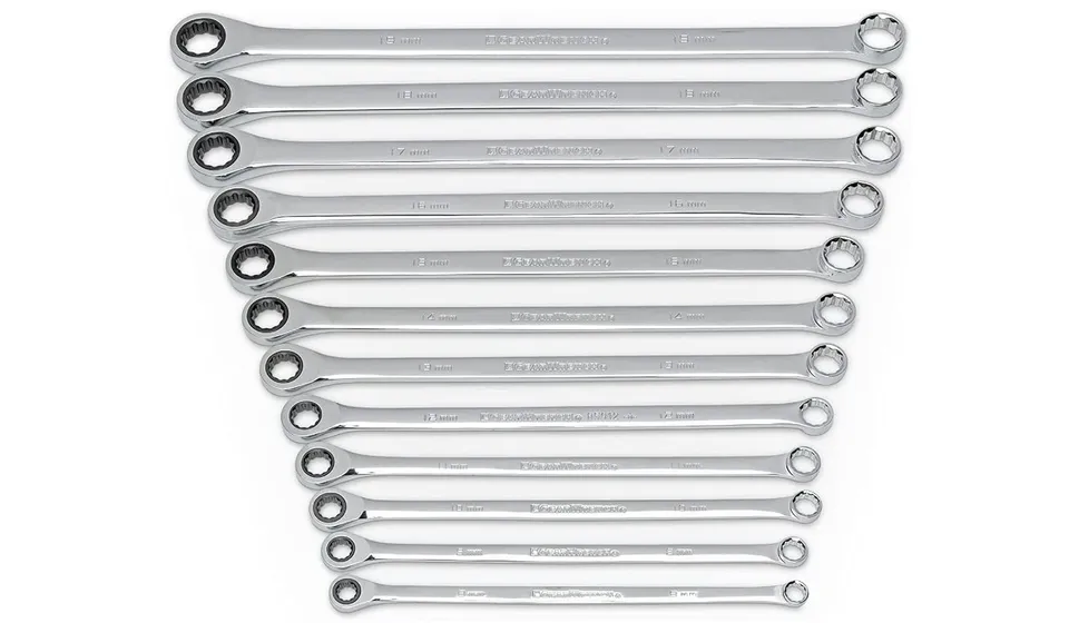 gearwrench-85988-12-piece-metric-gearbox-xl-double-box-end-ratcheting-wrench-set image 1
