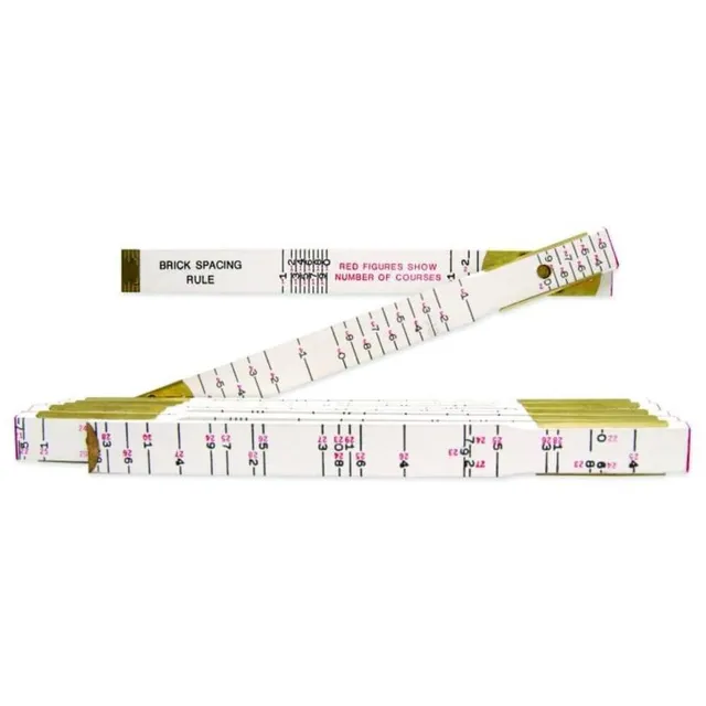crescent-lufkin-t656n-5-8-x-6-foot-oversized-brick-mason-red-end-wood-rule image 1