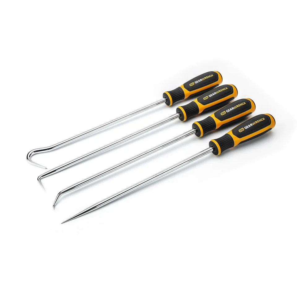 gearwrench-84020h-4-piece-heavy-duty-long-hook-pick-set-with-tri-lobe-dual-mater image 1
