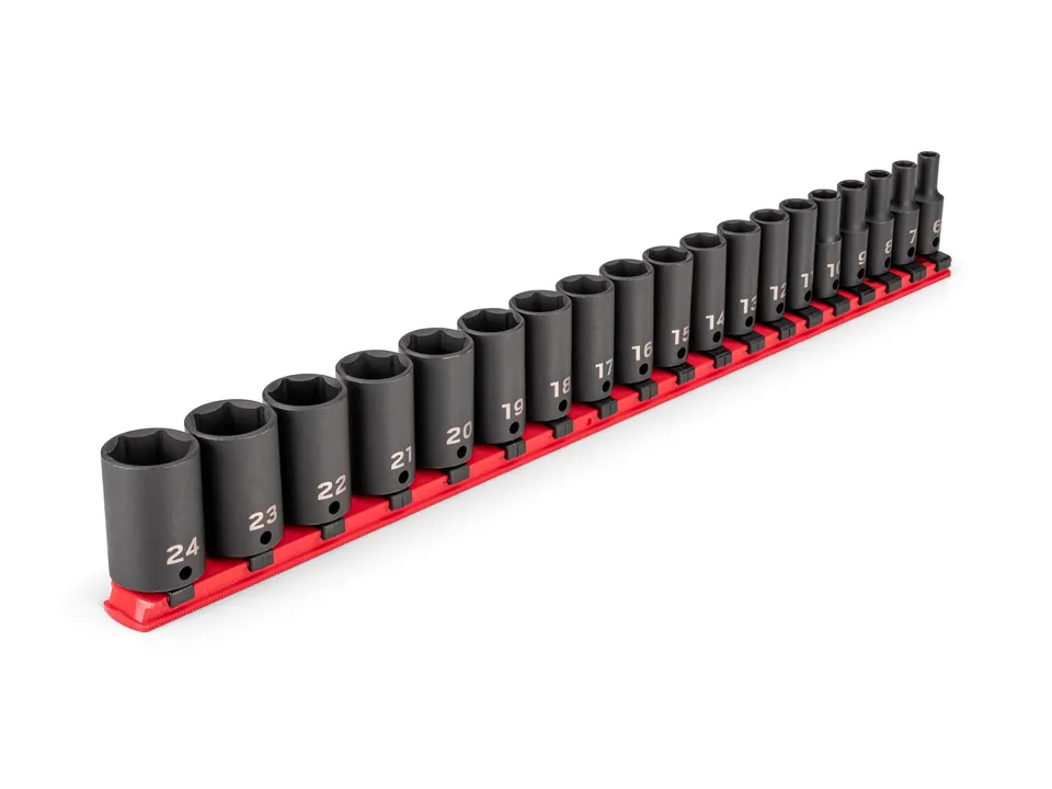 tekton-sid91117-3-8-inch-drive-impact-socket-set-19-piece-semi-deep-6-point-metr image 1