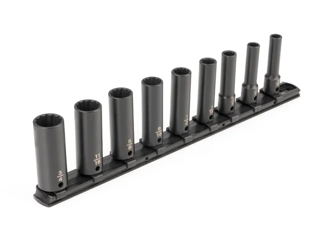 tekton-sid91109-3-8-inch-drive-deep-impact-socket-set-9-piece-sae-5-16-3-4-in image 1