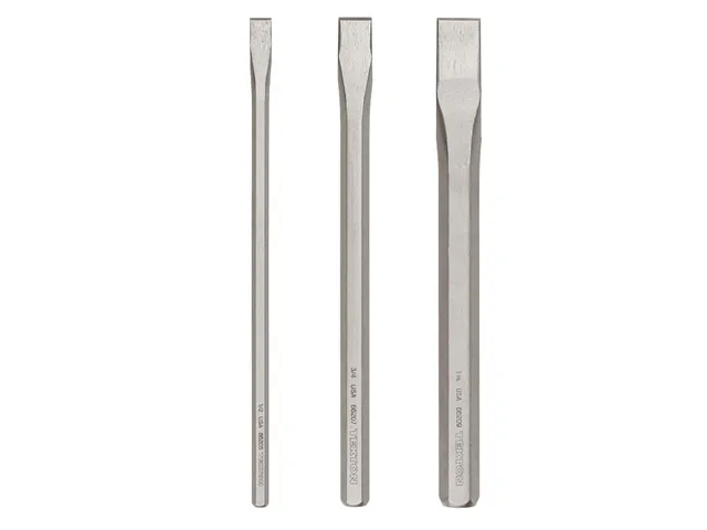 tekton-66506-3-piece-long-cold-chisel-set-1-2-3-4-1-in-5160-high-carbon-steel-ma image 1