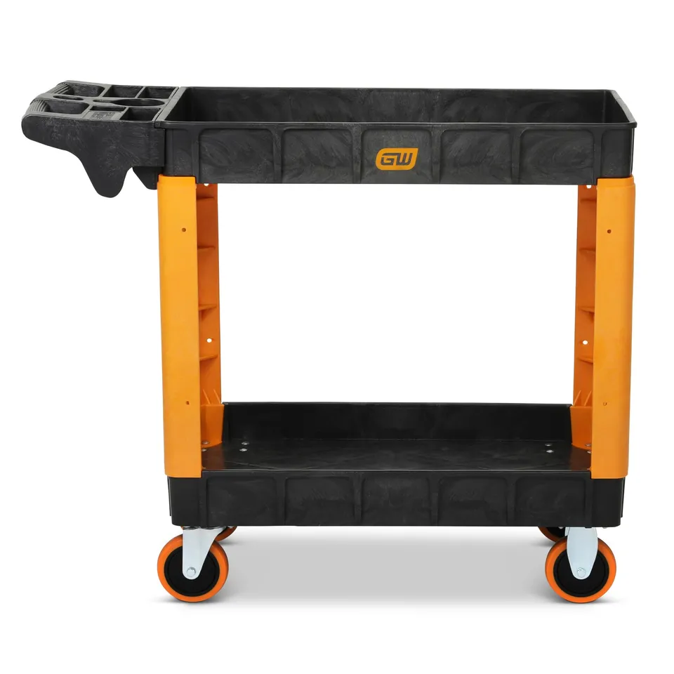 gearwrench-gwpscs-40-2-shelf-heavy-duty-utility-cart-500-lb-capacity-shop-servic image 1