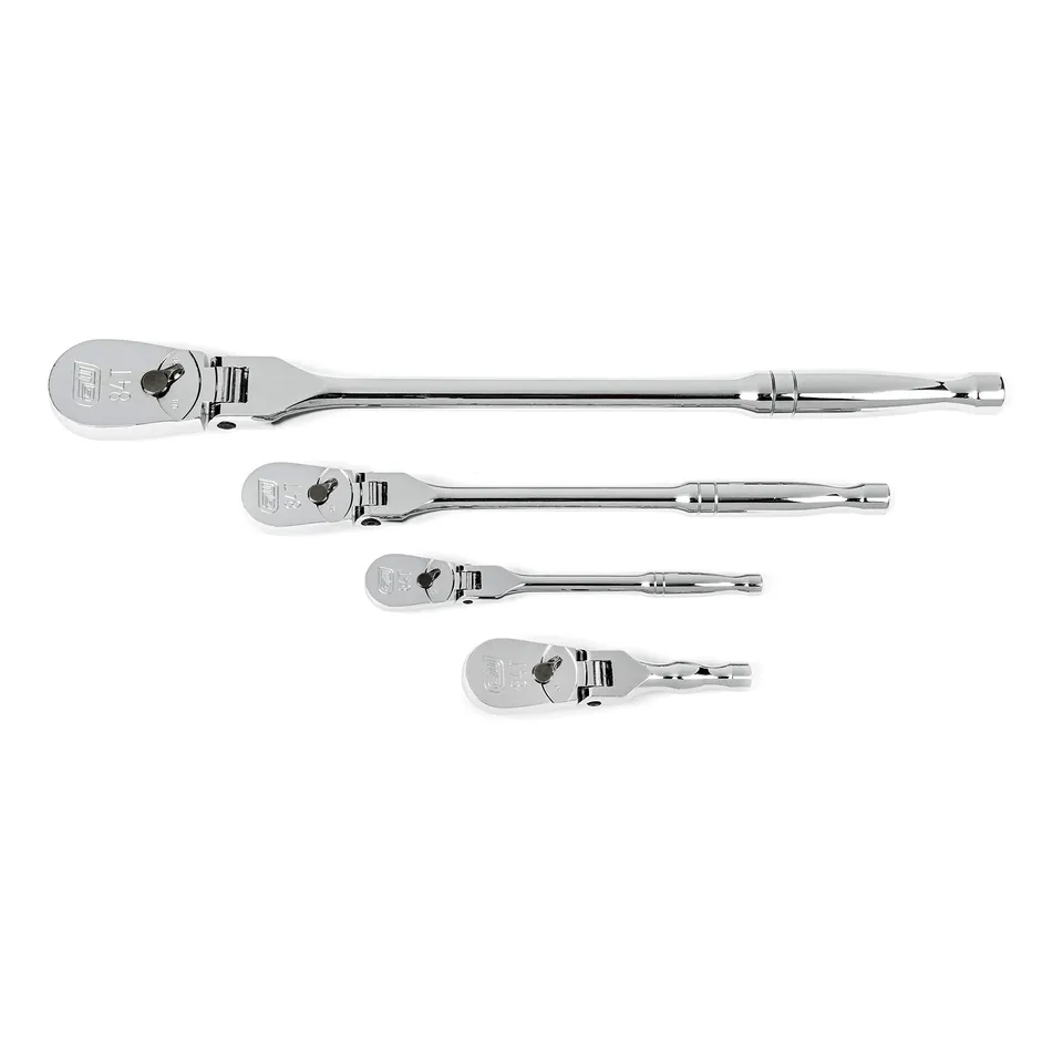 gearwrench-81230a-07-4-piece-84-tooth-flex-handle-ratchet-set-1-4-3-8-1-2-3-4-in image 1