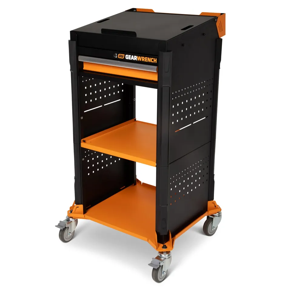 gearwrench-gwdcart-diagnostic-mobile-workcenter-cart-18-gauge-stainless-steel-di image 1