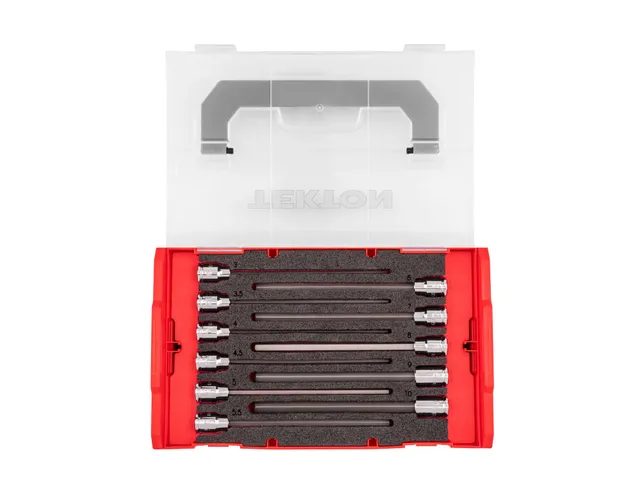 tekton-shb91702-long-hex-bit-socket-set-11-piece-3-8-inch-drive-3-10-mm-in-mini- image 1