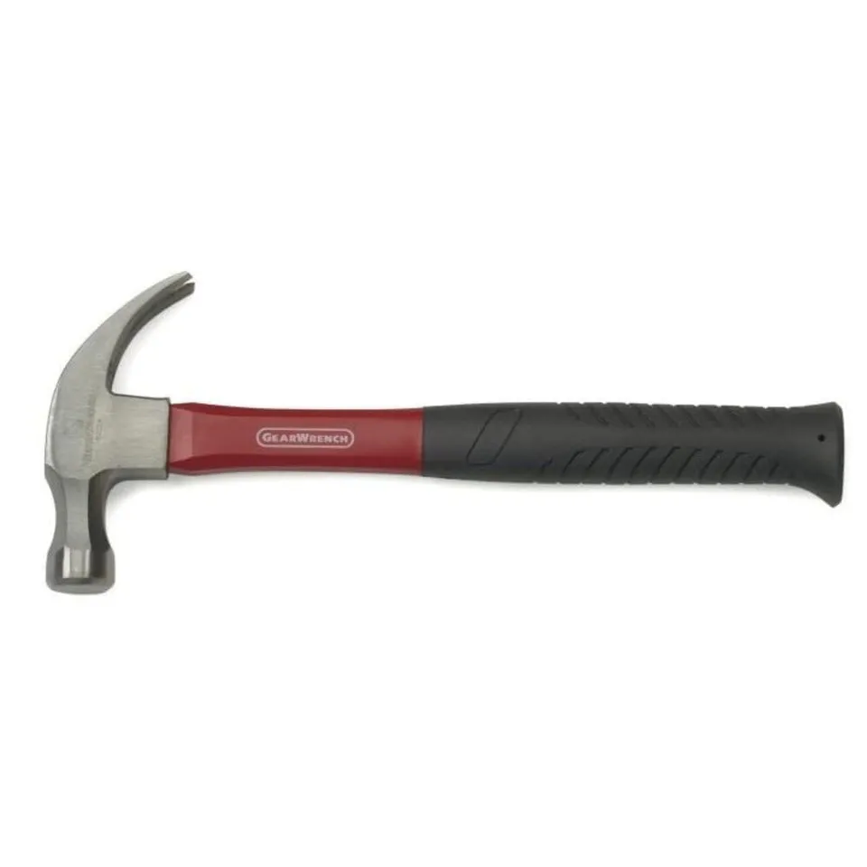 gearwrench-82254-16-oz-curved-claw-hammer-with-fiberglass-handle image 1