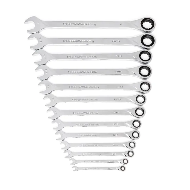 gearwrench-85199-xl-ratcheting-combination-sae-wrench-set-13-piece-12-point image 1