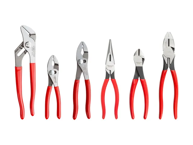 tekton-plr99020-6-piece-pliers-set-long-nose-diagonal-lineman-s-slip-joint-groov image 1