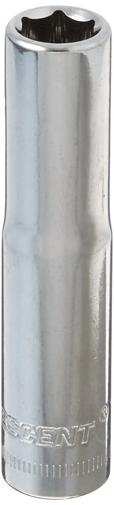 crescent-cdds14n-1-4-inch-drive-6-point-deep-metric-socket-7-mm-chrome-vanadium- image 1