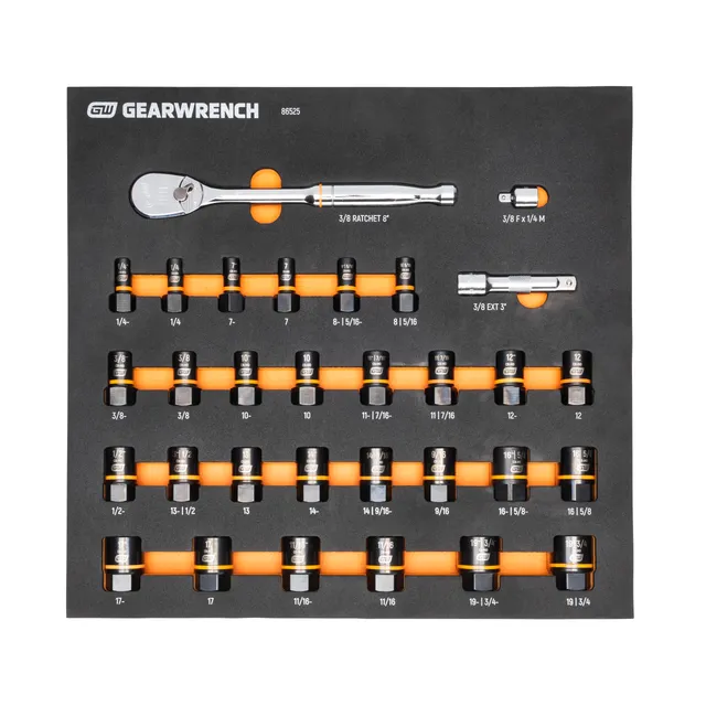 gearwrench-86525-31-piece-bolt-biter-ratchet-socket-set-dual-sized-sae-mm-damage image 1
