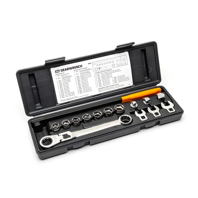 gearwrench-89000-15-piece-serpentine-belt-tool-set-with-locking-flex-head-ratche image 1