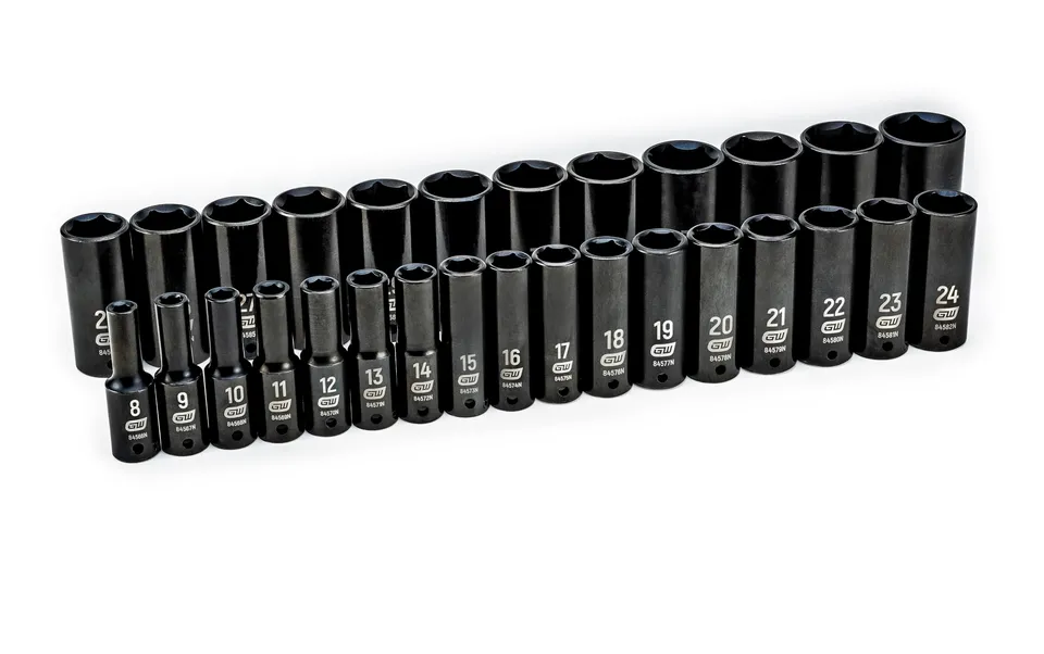 gearwrench-84935n-29-piece-1-2-inch-drive-6-point-deep-impact-socket-set-metric- image 1