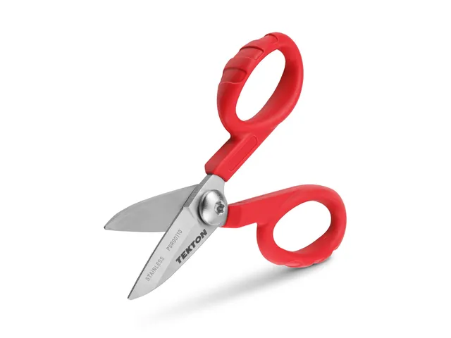 tekton-psr00110-compact-shop-scissors-5-5-inch-micro-serrated-with-protective-sh image 1