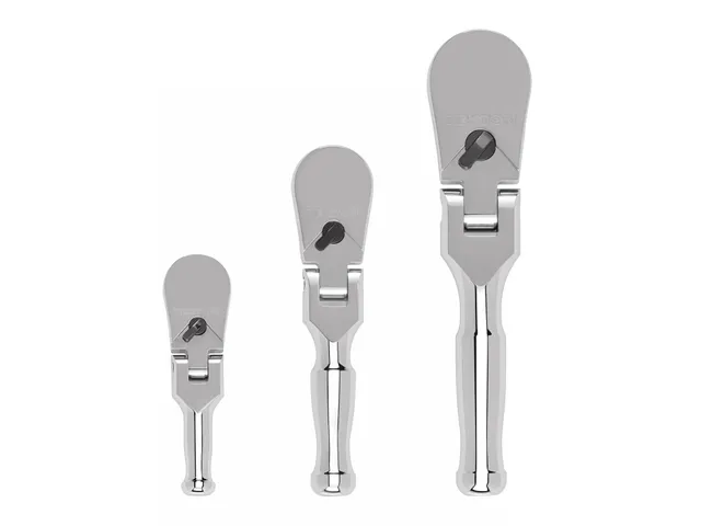 tekton-srh99204-1-4-3-8-1-2-inch-drive-flex-head-stubby-ratchet-set-3-piece image 1