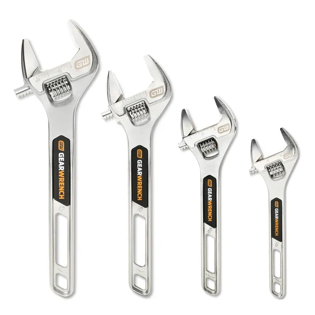 gearwrench-89755-4-piece-chrome-adjustable-wrench-set-6-8-10-12-with-wide-jaws-a image 1