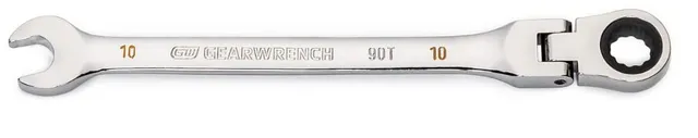 gearwrench-86710-10mm-90-tooth-4-swing-arch-12-point-flex-head-ratcheting-combin image 1