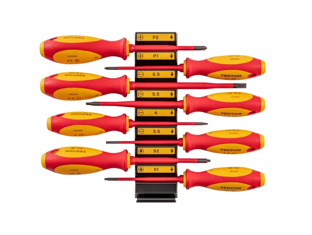 tekton-dvz90100-phillips-slotted-and-square-insulated-screwdriver-set-8-piece-10 image 1