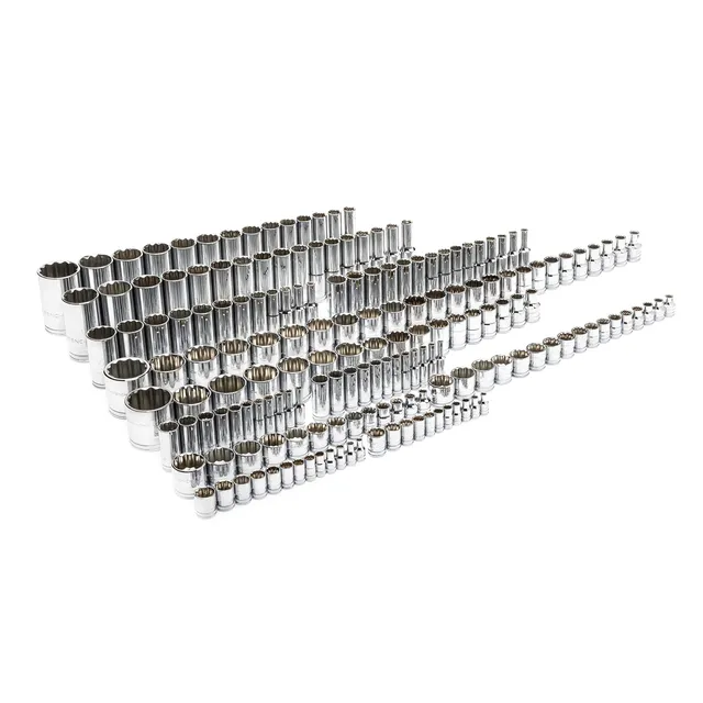 gearwrench-89074-176-piece-1-4-3-8-1-2-drive-12-point-standard-and-deep-sae-metr image 1