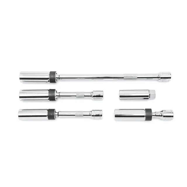 gearwrench-80601-5-pc-3-8-drive-6-pt-magnetic-swivel-spark-plug-socket-set-5-8-1 image 1