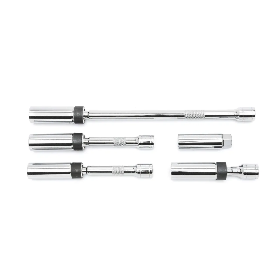 gearwrench-80601-5-pc-3-8-drive-6-pt-magnetic-swivel-spark-plug-socket-set-5-8-1 image 1