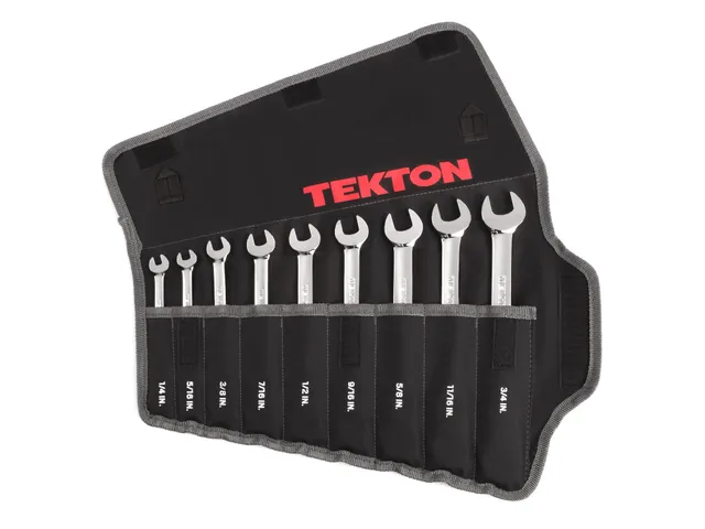 tekton-wrn53087-9-pc-ratcheting-combination-wrench-set-1-4-3-4-sae-72-tooth-with image 1